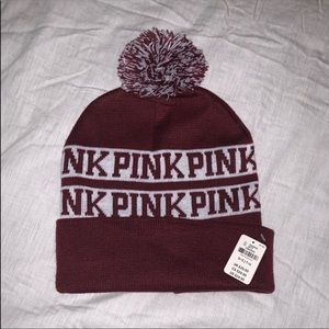Vs pink beanie